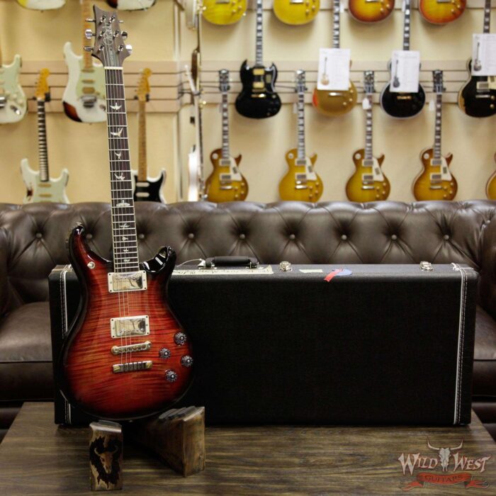 PRS Paul Reed Smith Flame Maple 10 Top McCarty 594 Rosewood Fretboard Blood Orange Smokeburst - Image 12