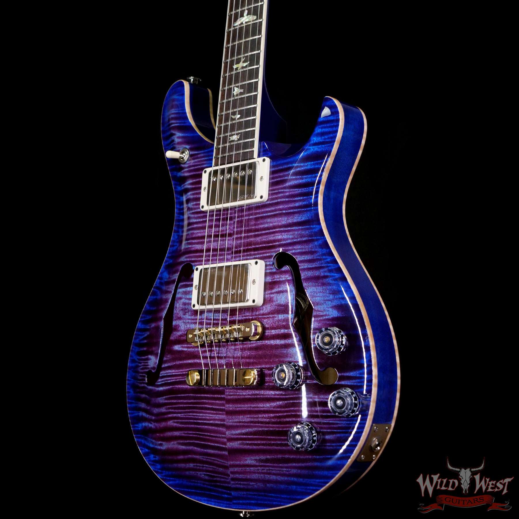 prs-mc594hbii-vbb-303702-br__wwg.jpg Paul Reed Smith PRS Core McCarty 594 Hollowbody II HB2 Violet Blue Burst - Image 2