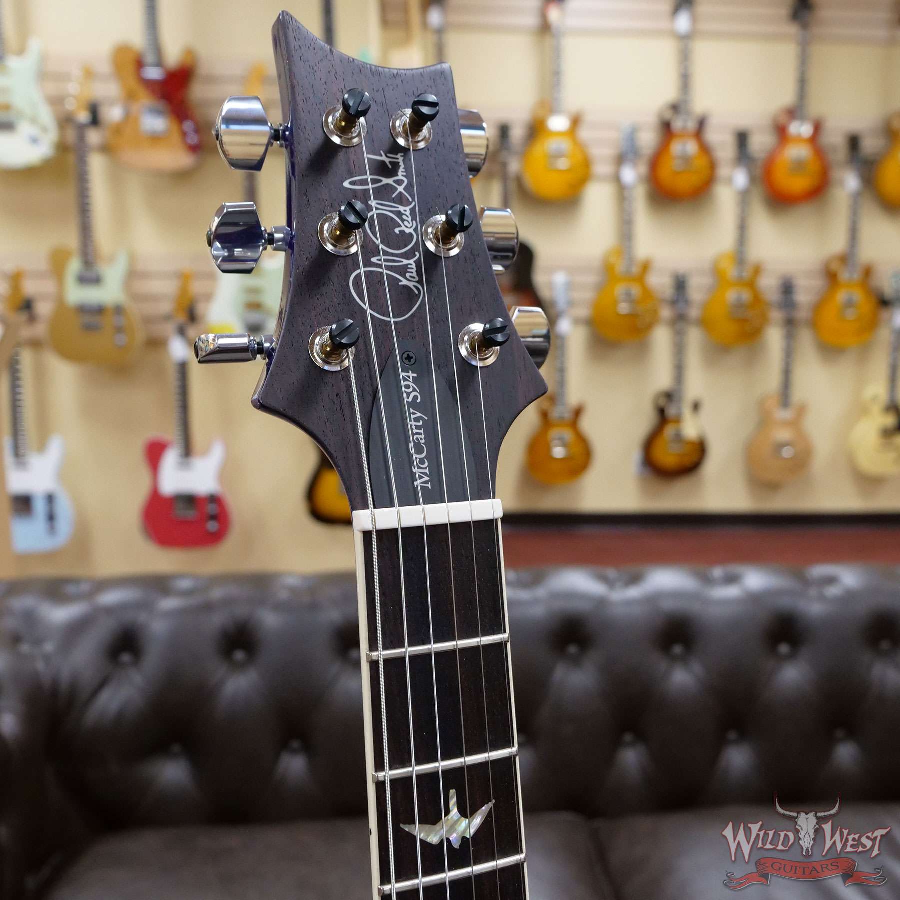 prs-mc594hbii-vbb-303702-hf__wwg.jpg Paul Reed Smith PRS Core McCarty 594 Hollowbody II HB2 Violet Blue Burst - Image 6