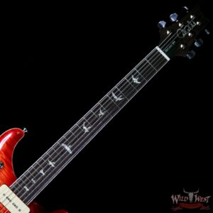 PRS McCarty 594 Soapbar P90 Flame Maple Top Rosewood Fingerboard Blood Orange - Image 9
