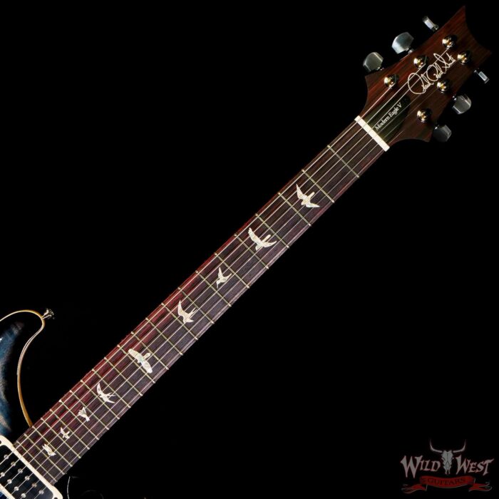 Paul Reed Smith PRS Core Series Modern Eagle V ME5 Rosewood Board Faded Whale Blue Smokeburst - Image 4