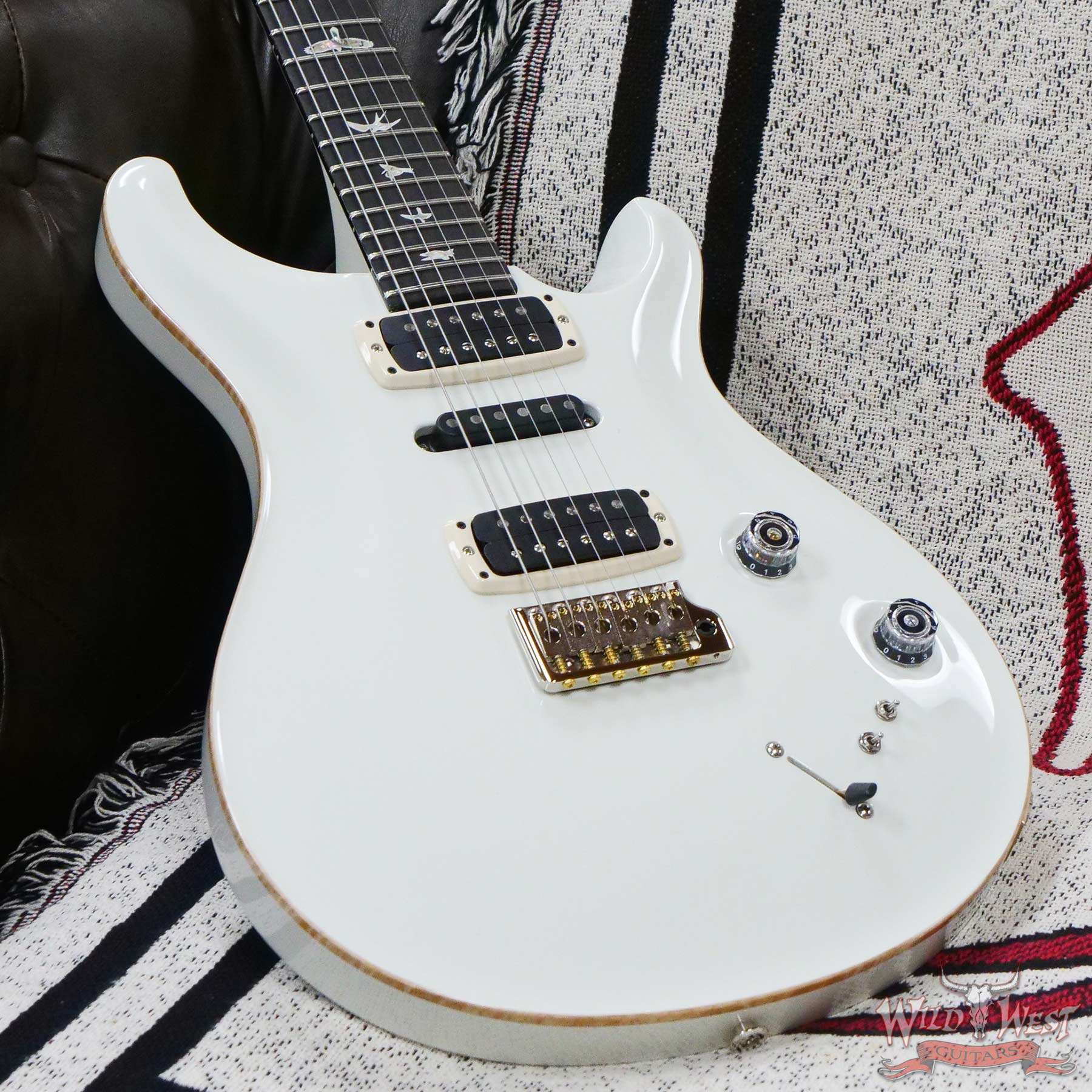 prs-mev-361040-d3__wwg.jpg Paul Reed Smith PRS Core Series Modern Eagle V ME5 Rosewood Fingerboard Antique White - Image 7
