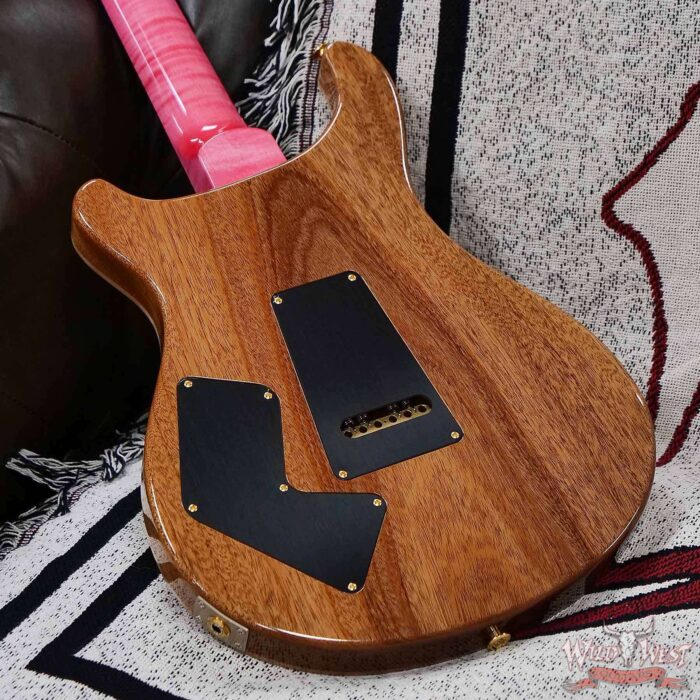 Paul Reed Smith PRS Wood Library 10 Top Quilt Modern Eagle V ME5 Flame Maple Neck Brazilian Rosewood Board Bonnie Pink 7.90 LBS (US Only / No International Shipping) - Image 11