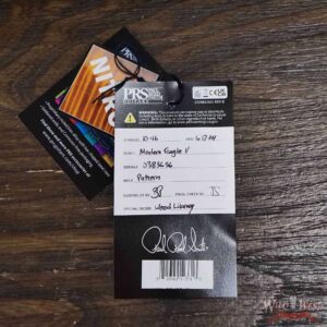 Paul Reed Smith PRS Wood Library 10 Top Quilt Modern Eagle V ME5 Flame Maple Neck Brazilian Rosewood Board Bonnie Pink 7.90 LBS (US Only / No International Shipping) - Image 12