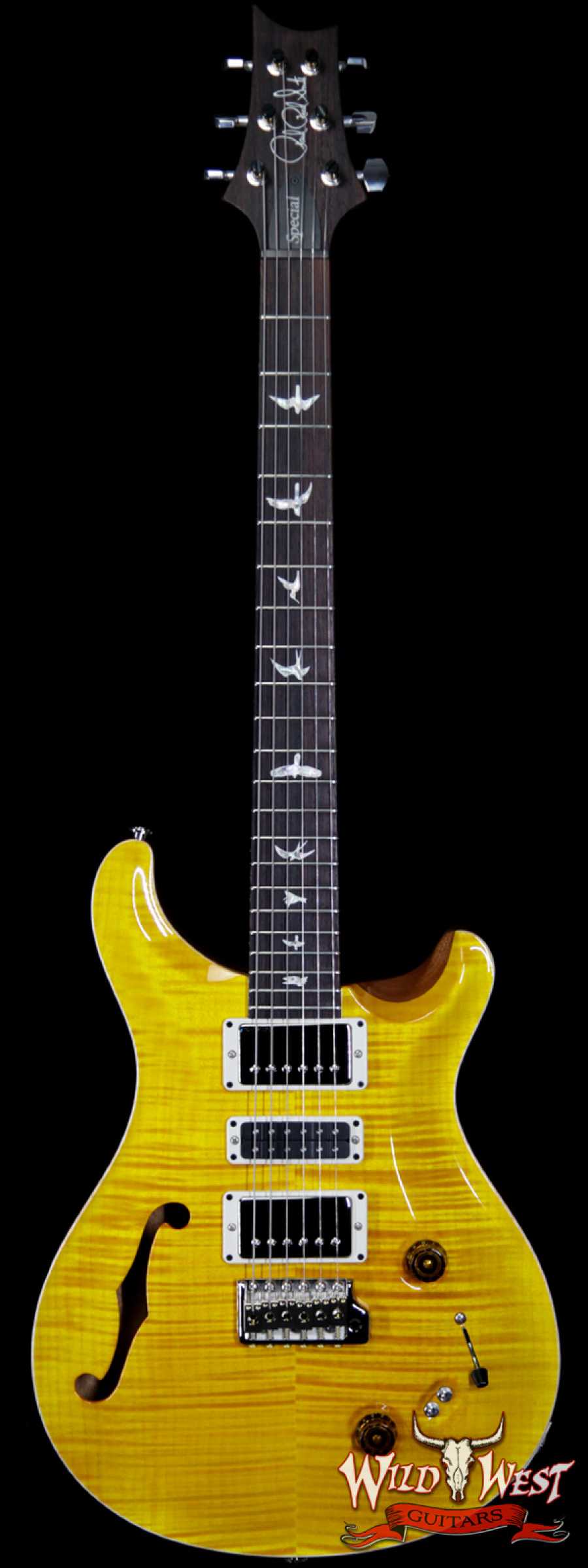 prs-n10-special22-santanayellow-290736-main-__wwg_large.jpg Paul Reed Smith PRS Limited Edition Special 22 Semi-Hollow Rosewood Fingerboard Santana Yellow - Image 1
