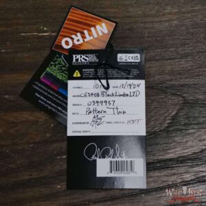 Paul Reed Smith PRS Limited Edition CE 24-08 Black Limba Satin Natural 7.40 LBS - Image 12
