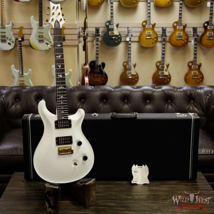 2005 PRS Dave Navarro Signature Custom 24 Brazilian Rosewood Fingerboard Jet White - Image 5