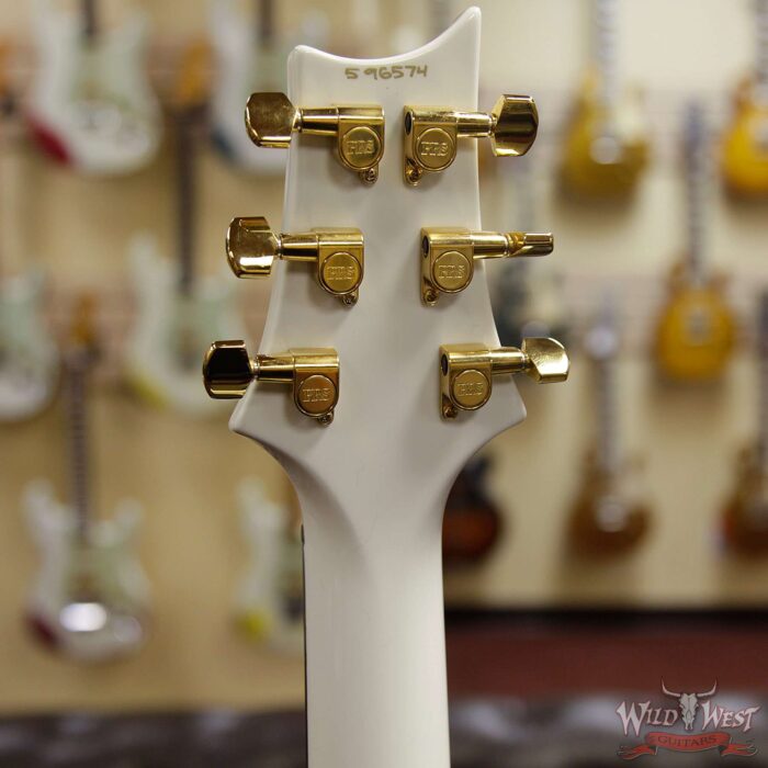 2005 PRS Dave Navarro Signature Custom 24 Brazilian Rosewood Fingerboard Jet White - Image 9