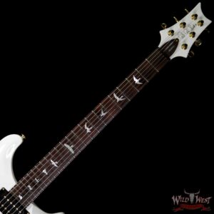 2005 PRS Dave Navarro Signature Custom 24 Brazilian Rosewood Fingerboard Jet White - Image 4