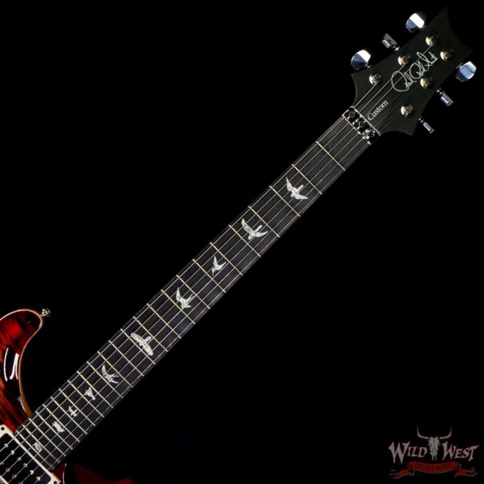 Paul Reed Smith PRS Custom 24 Floyd Rose m/ Metal Pickups Ebony Fingerboard Charcoal Cherry Burst - Image 4