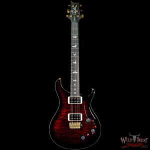 Paul Reed Smith PRS 10 Top Custom 22 Piezo P22 Ebony Fingerboard Fire Red Smokeburst - Image 3