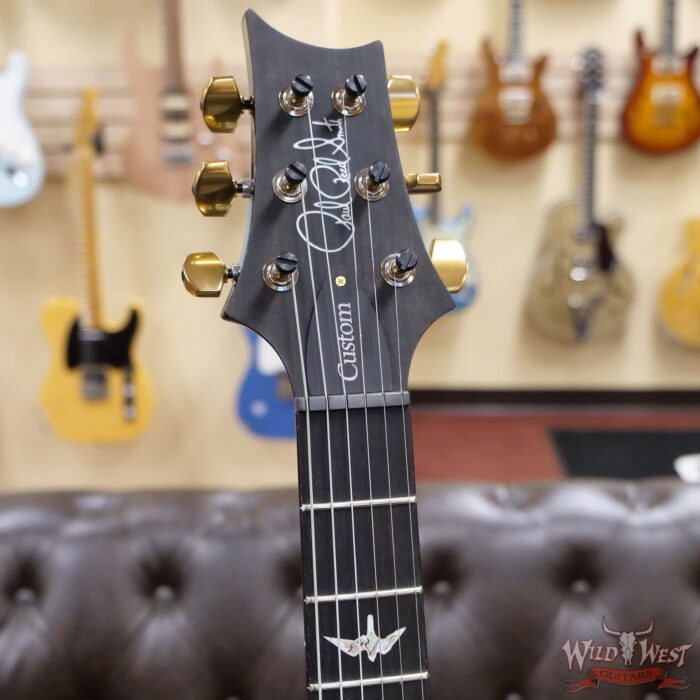Paul Reed Smith PRS 10 Top Custom 22 Piezo P22 Ebony Fingerboard Fire Red Smokeburst - Image 6