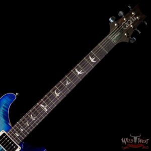 Paul Reed Smith PRS Core Model Flame Maple Top Custom 22 Piezo Rosewood Board Blue Crab Blue Burst - Image 4