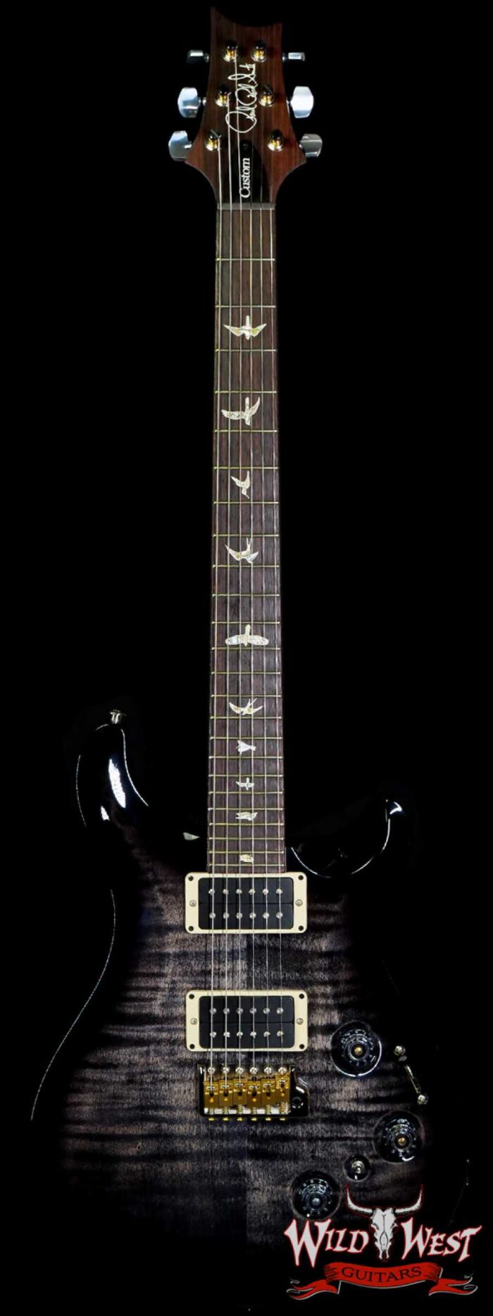 Paul Reed Smith PRS Core Custom 24 Piezo Rosewood Fingerboard Charcoal Burst - Image 1