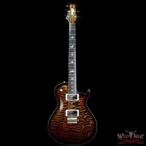 PRS Private Stock 6049 Singlecut Tremolo Brazilian Rosewood Neck Ebony Board Tiger Eye Smoked Burst - Image 5