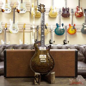 PRS Private Stock 6049 Singlecut Tremolo Brazilian Rosewood Neck Ebony Board Tiger Eye Smoked Burst - Image 13