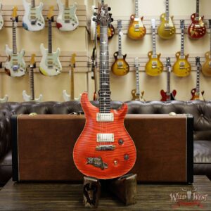 PRS Private Stock #7481 Floyd Scholz Owl McCarty Flame Maple Top Brazilian Rosewood Board Salmon - Image 8