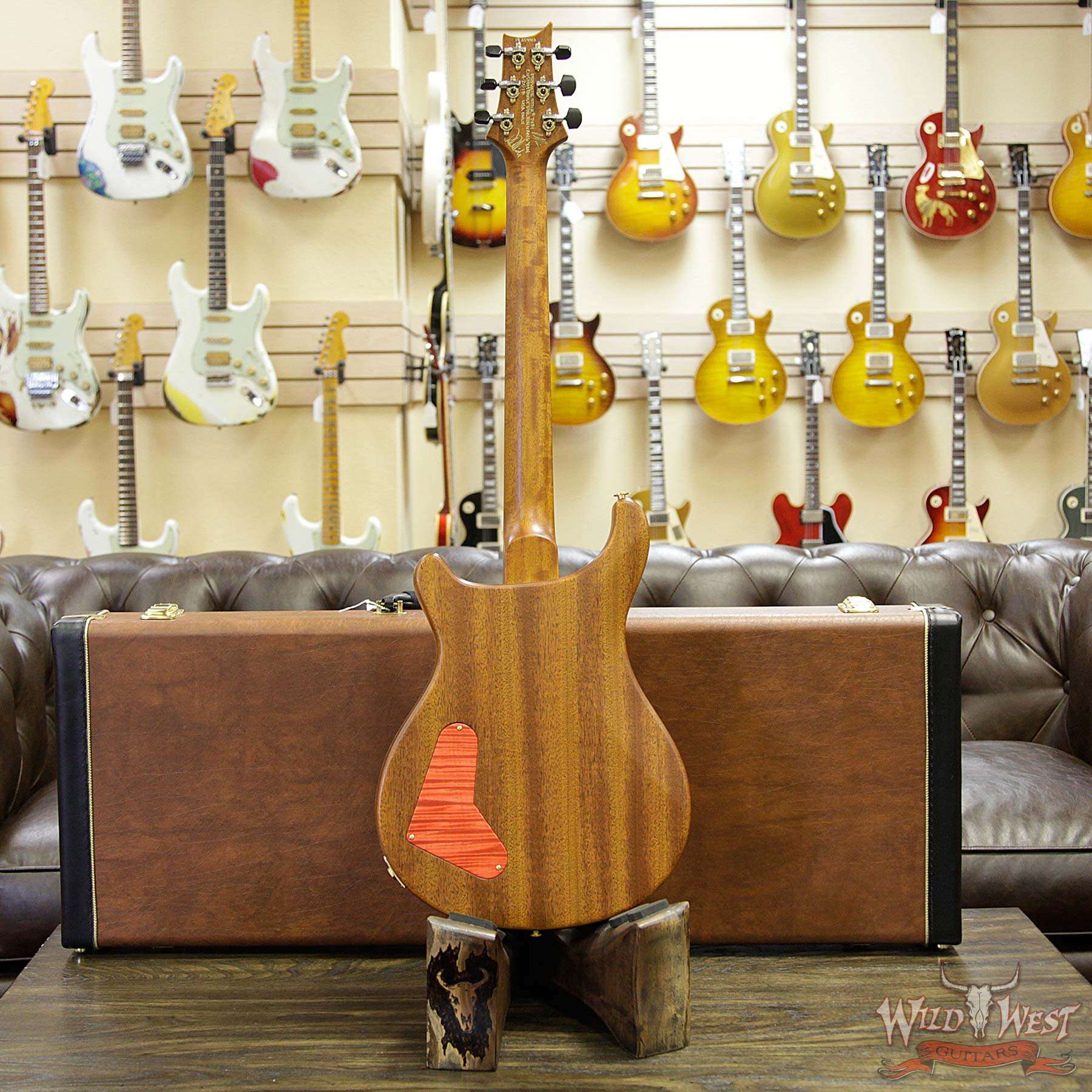 prs-privatestock-owl-d3__wwg.jpg PRS Private Stock #7481 Floyd Scholz Owl McCarty Flame Maple Top Brazilian Rosewood Board Salmon - Image 9
