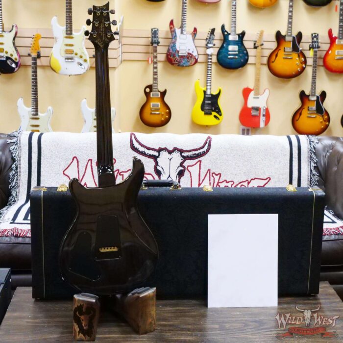 Paul Reed Smith PRS Private Stock Limited Edition Special Semi-Hollow Black Limba Back & Neck Ziricote Board Citrus Glow - Image 9