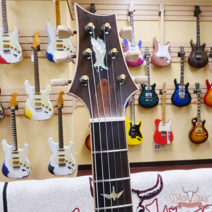 Paul Reed Smith PRS Private Stock # 10307 McCarty 594 Singlecut Hollowbody I Piezo Brazilian Rosewood Fingerboard Aqua Violet Glow Smoked Burst - Image 7