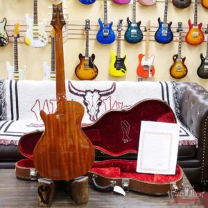 Paul Reed Smith PRS Private Stock # 10307 McCarty 594 Singlecut Hollowbody I Piezo Brazilian Rosewood Fingerboard Aqua Violet Glow Smoked Burst - Image 9