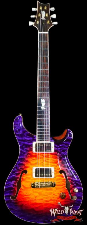 Paul Reed Smith PRS Private Stock # 10308 Quilt Top McCarty 594 Hollowbody II Piezo Brazilian Rosewood Fingerboard Indian Ocean Sunset