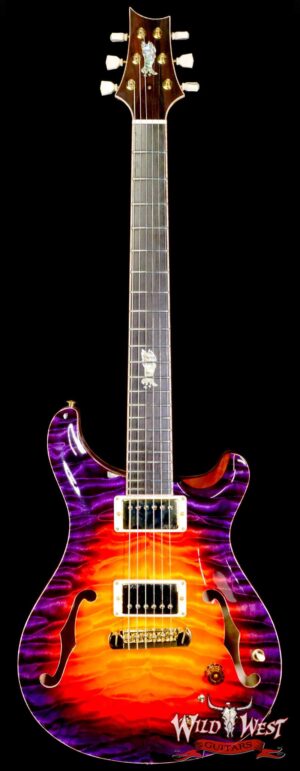 Paul Reed Smith PRS Private Stock # 10383 Quilt Top McCarty 594 Hollowbody II Piezo Brazilian Rosewood Fingerboard Indian Ocean Sunset