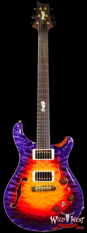 Paul Reed Smith PRS Private Stock # 10386 Quilt Top Custom 24 Piezo Semi-Hollow Stoptail Brazilian Rosewood Fingerboard Indian Ocean Sunset