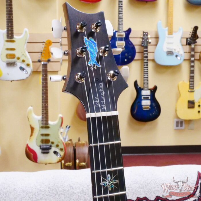 Paul Reed Smith PRS Private Stock # 10916 John McLaughlin Limited Edition Celtic Knot Inlays Charcoal Phoenix Signed by John McLaughlin - Image 7