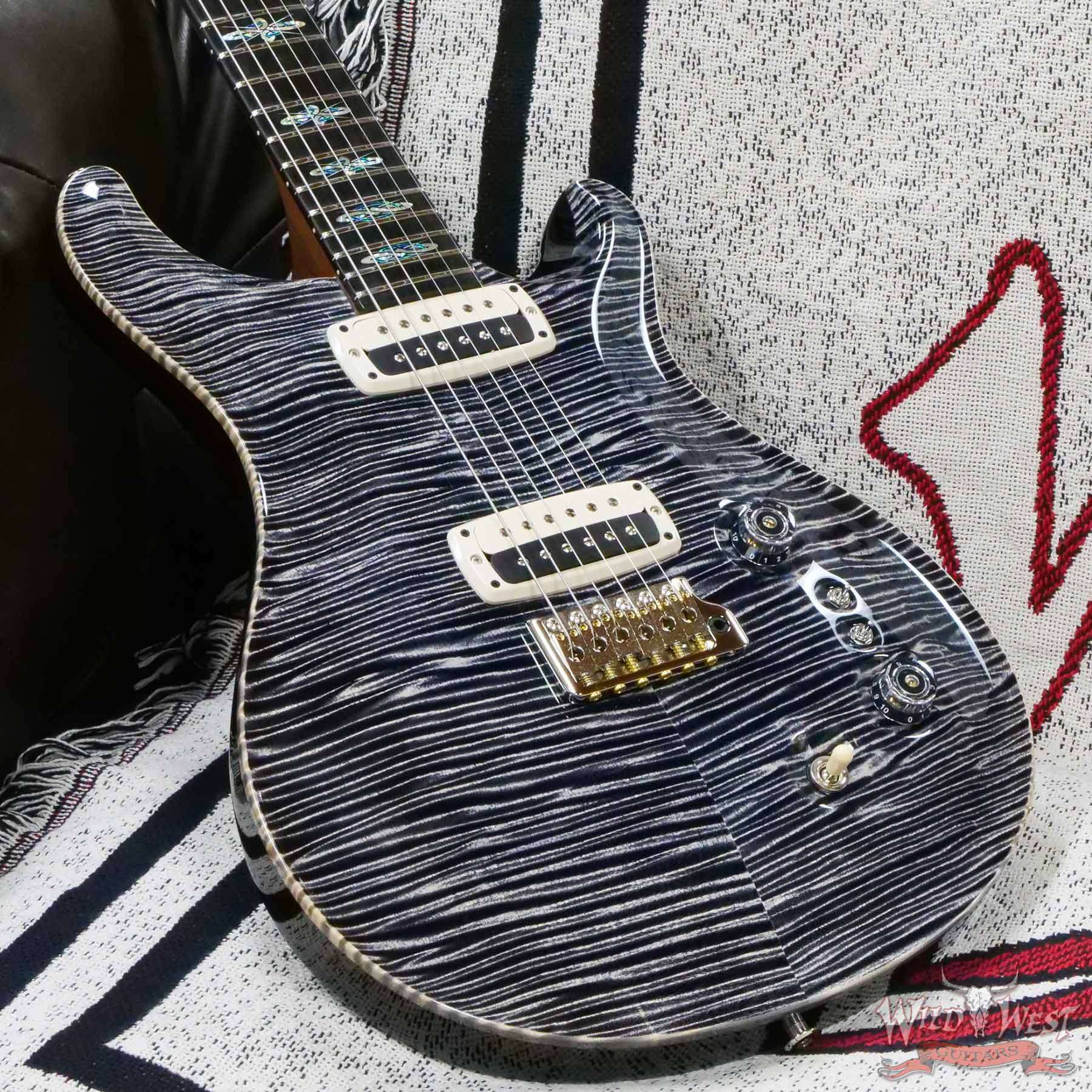 prs-ps10916-376489-d3__wwg.jpg Paul Reed Smith PRS Private Stock # 10916 John McLaughlin Limited Edition Celtic Knot Inlays Charcoal Phoenix Signed by John McLaughlin - Image 8