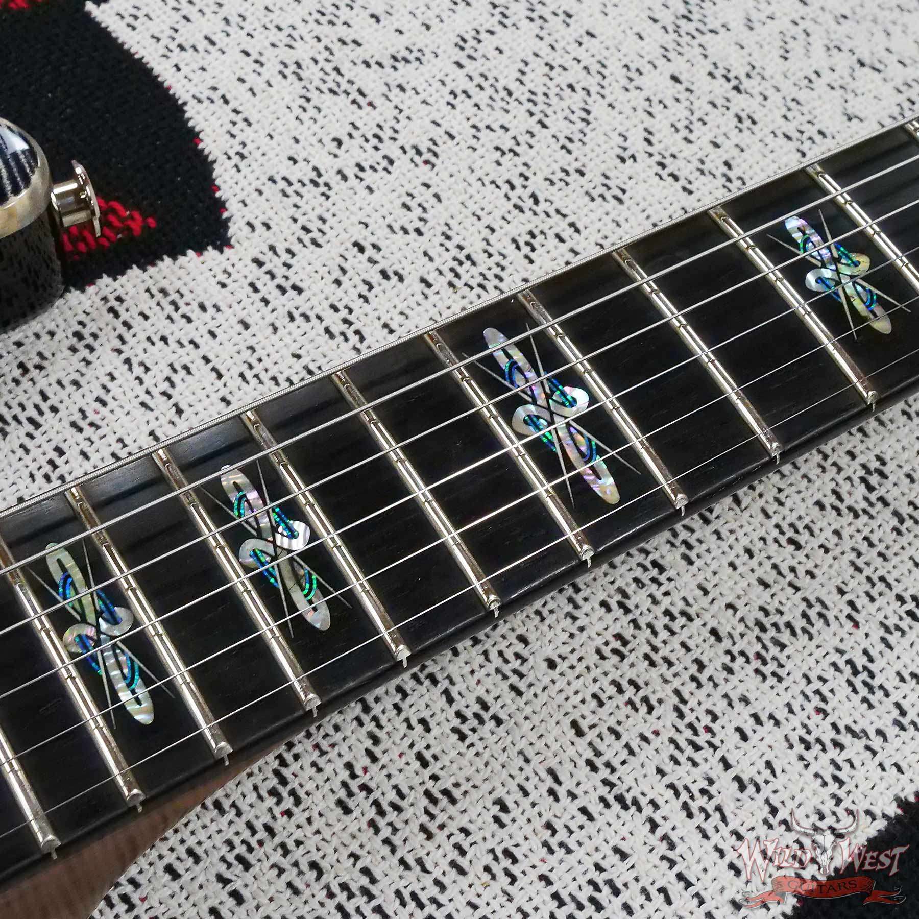 prs-ps10916-376489-d4__wwg.jpg Paul Reed Smith PRS Private Stock # 10916 John McLaughlin Limited Edition Celtic Knot Inlays Charcoal Phoenix Signed by John McLaughlin - Image 9
