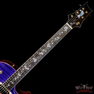 Paul Reed Smith PRS Private Stock # 11066 Singlecut Archtop II Brazilian Rosewood Fingerboard with Tree of Life Inlays Indian Ocean Sunset 5.65 LBS - Image 4