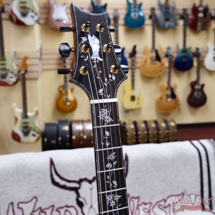Paul Reed Smith PRS Private Stock # 11066 Singlecut Archtop II Brazilian Rosewood Fingerboard with Tree of Life Inlays Indian Ocean Sunset 5.65 LBS - Image 7