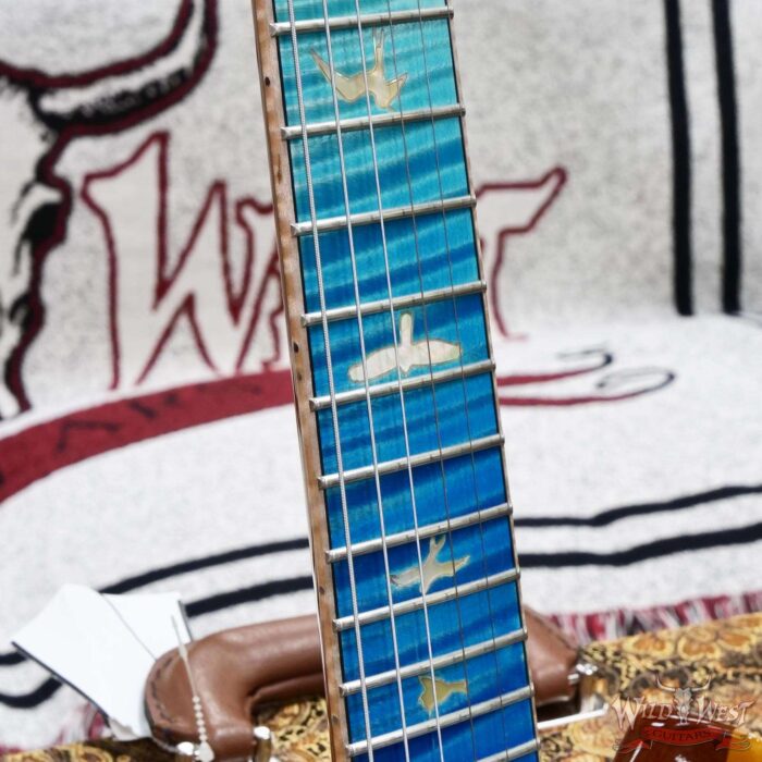 Paul Reed Smith PRS Private Stock # 11308 Santana Retro Quilt Maple Top Flame Maple Fingerboard Beach Cross Fade 7.35 lbs - Image 8