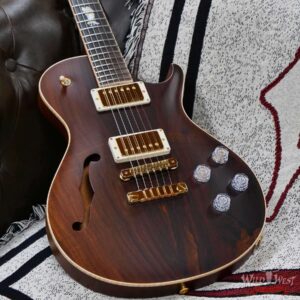 Paul Reed Smith PRS Private Stock #11313 Cocobolo Top McCarty 594 Singlecut Semi-Hollow Brazilian Rosewood Fingerboard Natural 7.85 LBS (US Only / No International Shipping) - Image 9