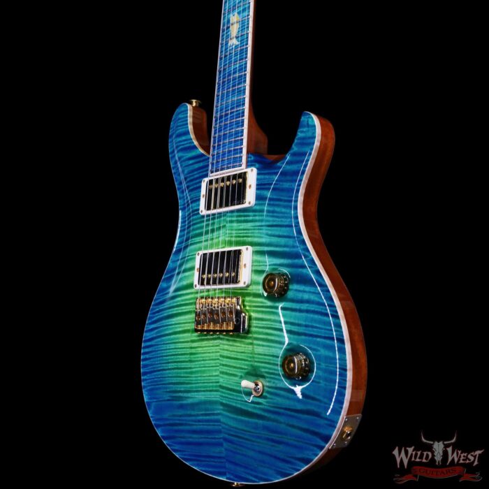 Paul Reed Smith PRS Private Stock # 11314 Custom 24 Flame Maple Top & Fingerboard Laguna Glow 7.50 lbs - Image 2