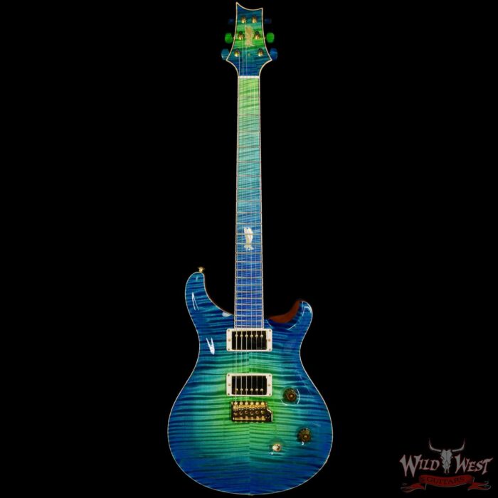 Paul Reed Smith PRS Private Stock # 11314 Custom 24 Flame Maple Top & Fingerboard Laguna Glow 7.50 lbs - Image 3
