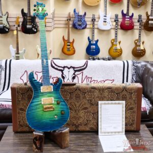 Paul Reed Smith PRS Private Stock # 11314 Custom 24 Flame Maple Top & Fingerboard Laguna Glow 7.50 lbs - Image 6