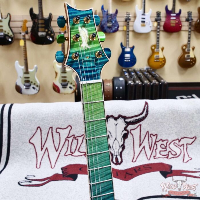 Paul Reed Smith PRS Private Stock # 11314 Custom 24 Flame Maple Top & Fingerboard Laguna Glow 7.50 lbs - Image 7