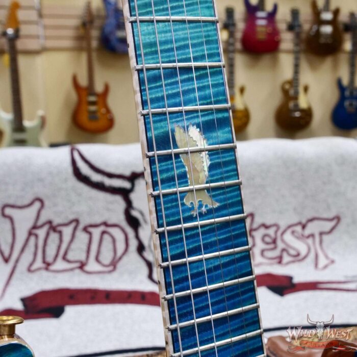 Paul Reed Smith PRS Private Stock # 11314 Custom 24 Flame Maple Top & Fingerboard Laguna Glow 7.50 lbs - Image 8