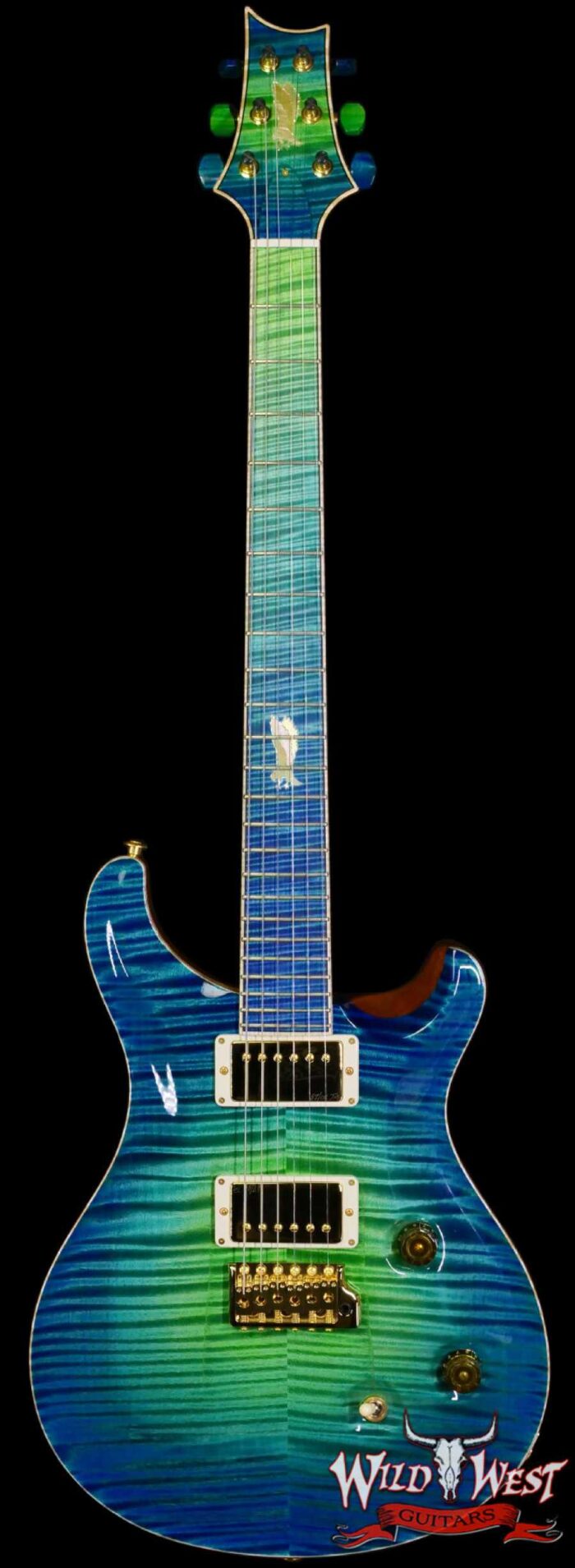 Paul Reed Smith PRS Private Stock # 11314 Custom 24 Flame Maple Top & Fingerboard Laguna Glow 7.50 lbs - Image 1