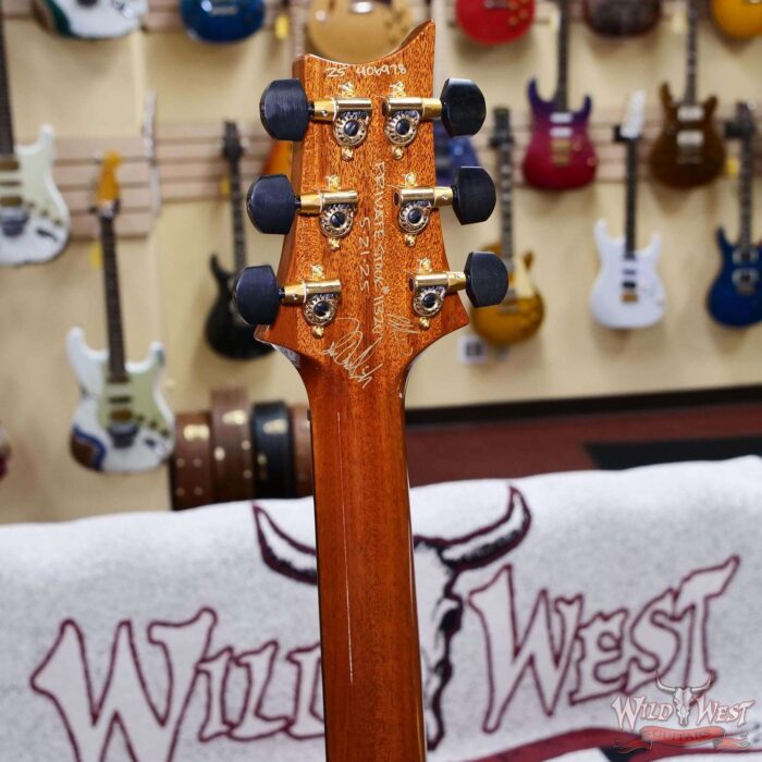 Paul Reed Smith PRS Private Stock # 11320 Custom 24 Piezo Stoptail Burl Maple Top Madagascar Rosewood Fingerboard Bahamian Blue 7.95 lbs - Image 11