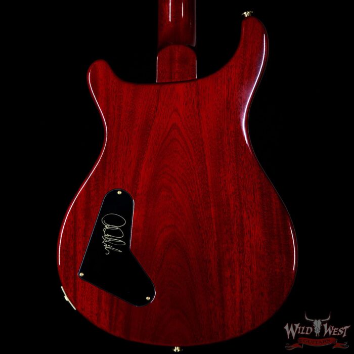 2010 PRS Private Stock #2708 Flame Top Custom 22 Vintage Cherry Burst with Paul Reed Smith Signed Back Plate - Image 7