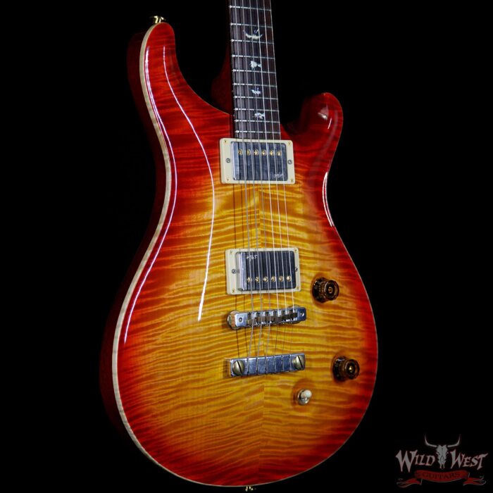 2010 PRS Private Stock #2708 Flame Top Custom 22 Vintage Cherry Burst with Paul Reed Smith Signed Back Plate - Image 4