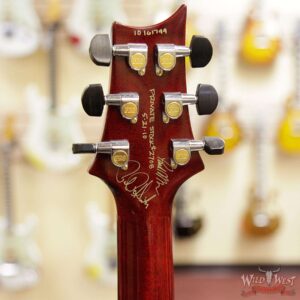 2010 PRS Private Stock #2708 Flame Top Custom 22 Vintage Cherry Burst with Paul Reed Smith Signed Back Plate - Image 10
