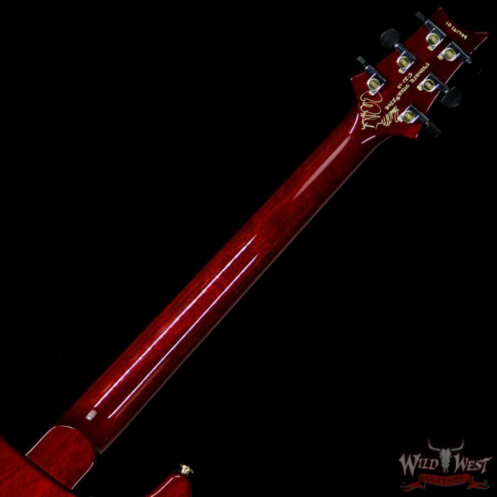 2010 PRS Private Stock #2708 Flame Top Custom 22 Vintage Cherry Burst with Paul Reed Smith Signed Back Plate - Image 11