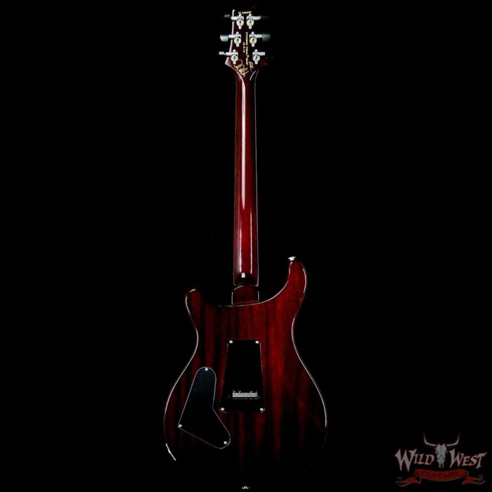 PRS PS4605 Private Stock “Vampire Floyd” Flame Custom 24 Ebony Fretboard Charcoal Purple Smoke Burst - Image 6