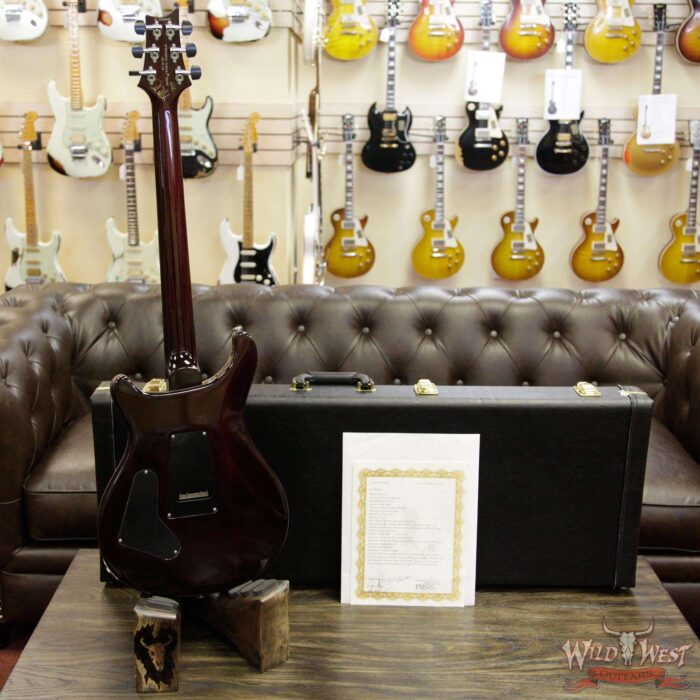 PRS PS4605 Private Stock “Vampire Floyd” Flame Custom 24 Ebony Fretboard Charcoal Purple Smoke Burst - Image 15