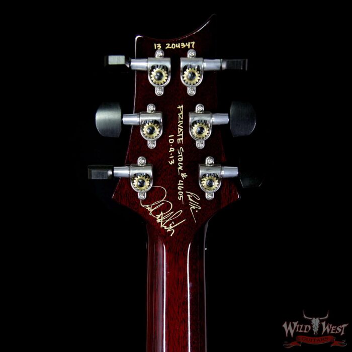 PRS PS4605 Private Stock “Vampire Floyd” Flame Custom 24 Ebony Fretboard Charcoal Purple Smoke Burst - Image 10