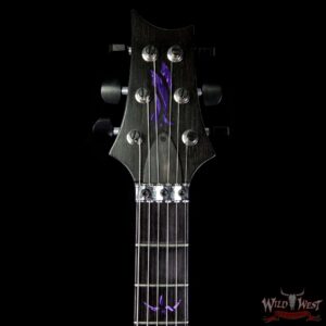 PRS PS4605 Private Stock “Vampire Floyd” Flame Custom 24 Ebony Fretboard Charcoal Purple Smoke Burst - Image 8